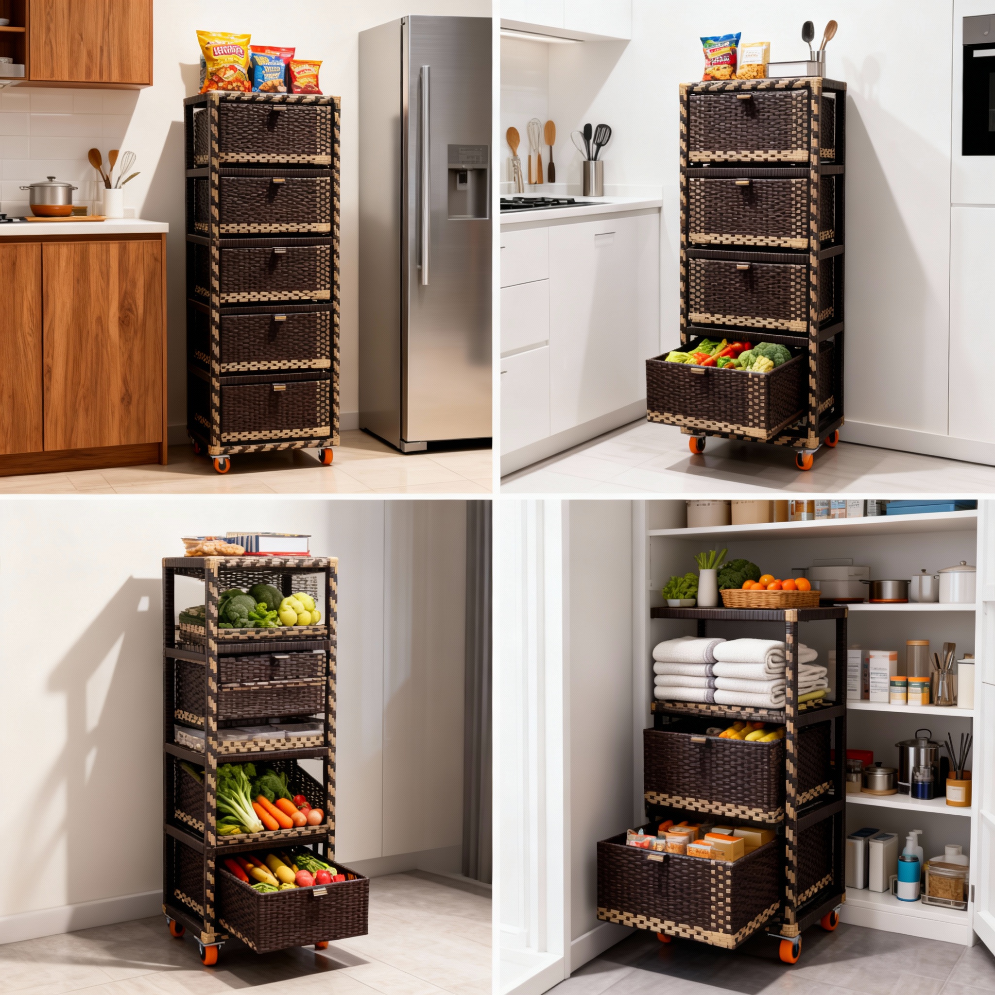 تربو راتان ٥ درج لون اسود - الصورة 3